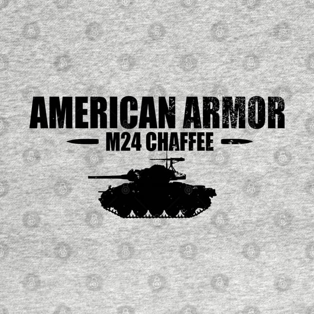 WW2 M24 Chaffee Tank (distressed) by TCP